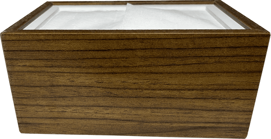 Ahşap Masaüstü Yatay Peçetelik - Mimoza Store