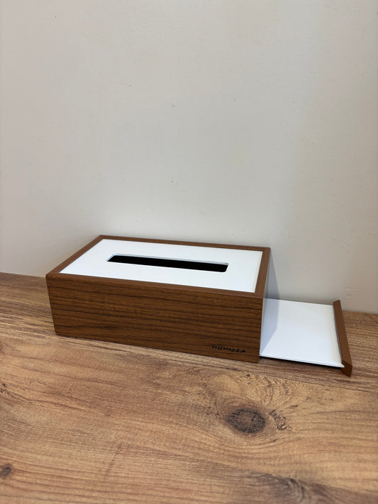 Dignity Ahşap Tezgah Üstü Peçetelik, Masaüstü Peçetelik Yatay Ev Tipi Peçetelik - Mimoza Store