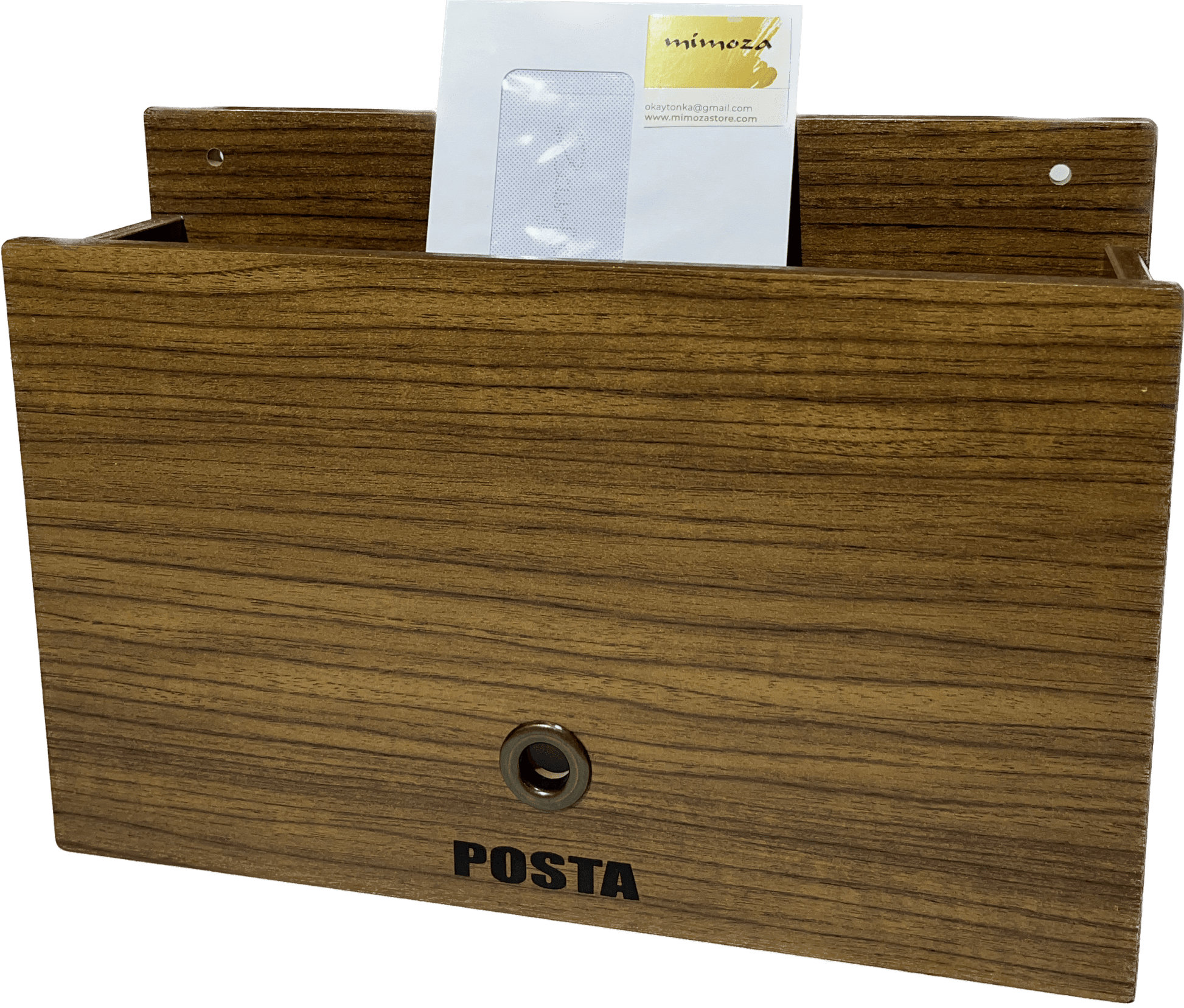 Ahşap Posta Kutusu - Mimoza Store